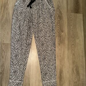Leopard Print Lounge Pants. Pre loved